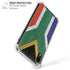 South Africa Flag Distressed iPhone XR Clear Case